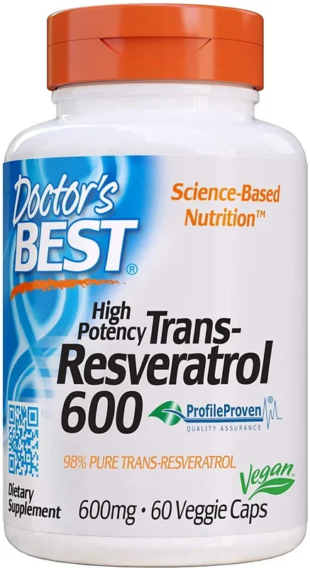 Transresveratrol 600 MG 60 Kapseln DOCTOR’S BEST