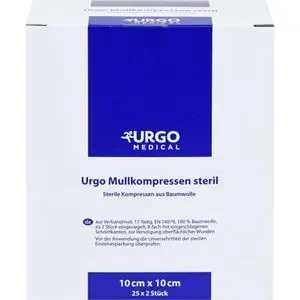 URGO MULLKOMPRESSEN 10×10 cm steril 25X2 St