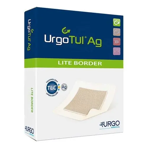 URGOTÜL Ag Lite Border 8×8 cm Verband 10 St