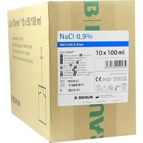 URO TAINER Natrium Chlorid Lösung 0,9% 10X100 ml