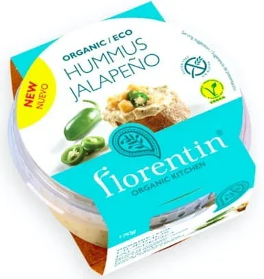 Verkauf glutenfreier Jalapeno-Hummus BIO 170 g – FLORENTIN