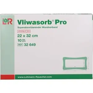 VLIWASORB Pro superabsorb.Komp.steril 22×32 cm 10 St