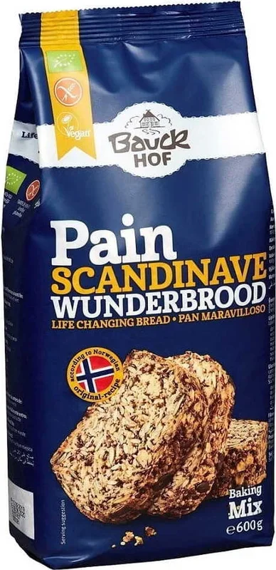 Vollkorn-Haferflocken-Brotbackmischung mit Zusatz von Haferflocken und