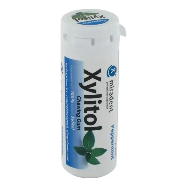 Xylitol Zahnpflege-Kaugummi Pfefferminz 30 Stück