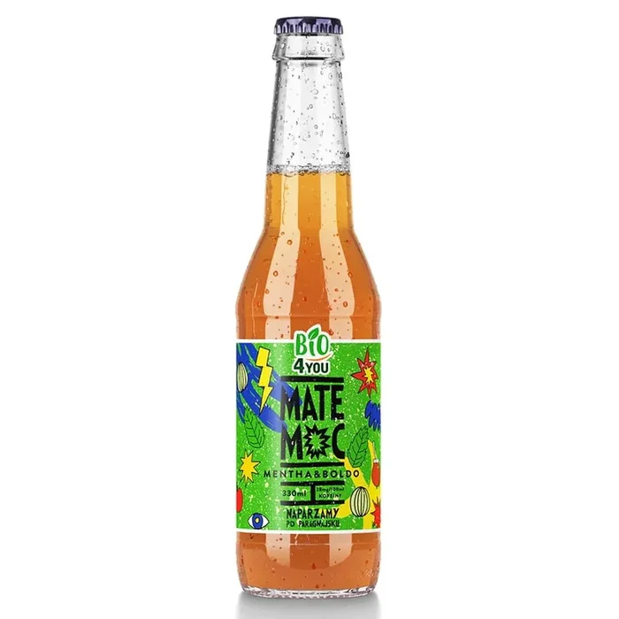 Yerba Mate moc – Mentha + Boldo BIO 330ml BIO4YOU
