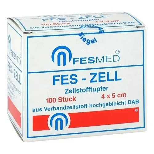 ZELLSTOFFTUPFER FES ZELL 4×5 cm hochgebleicht 100 St