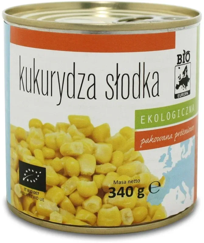 Zuckermais in Dosen BIO 340 g (285 g) – BIO EUROPA