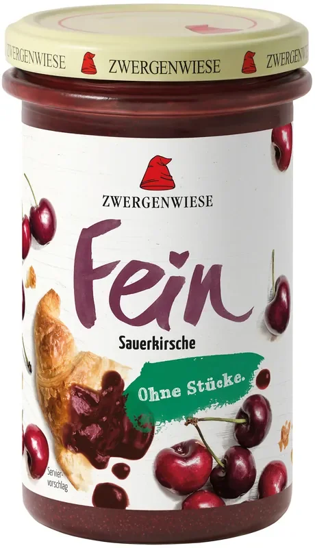 Zwergenwiese Fein Sauerkirsche 280g
